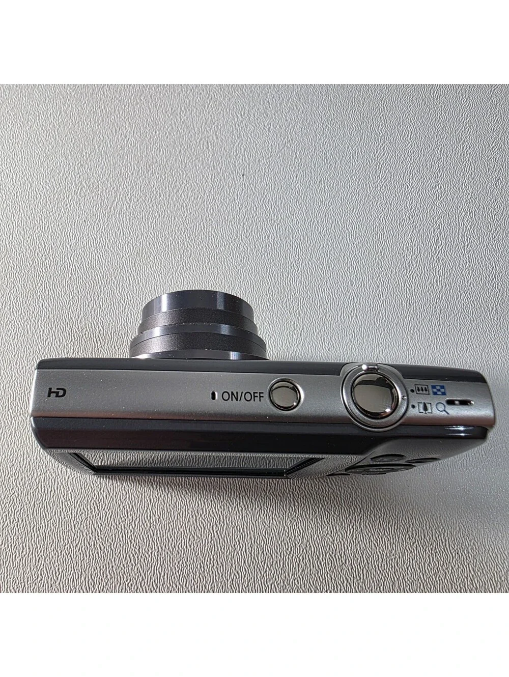Canon PowerShot ELPH 160 Digital Camera Digicam Gray w/8x Zoom Tested Battery SD